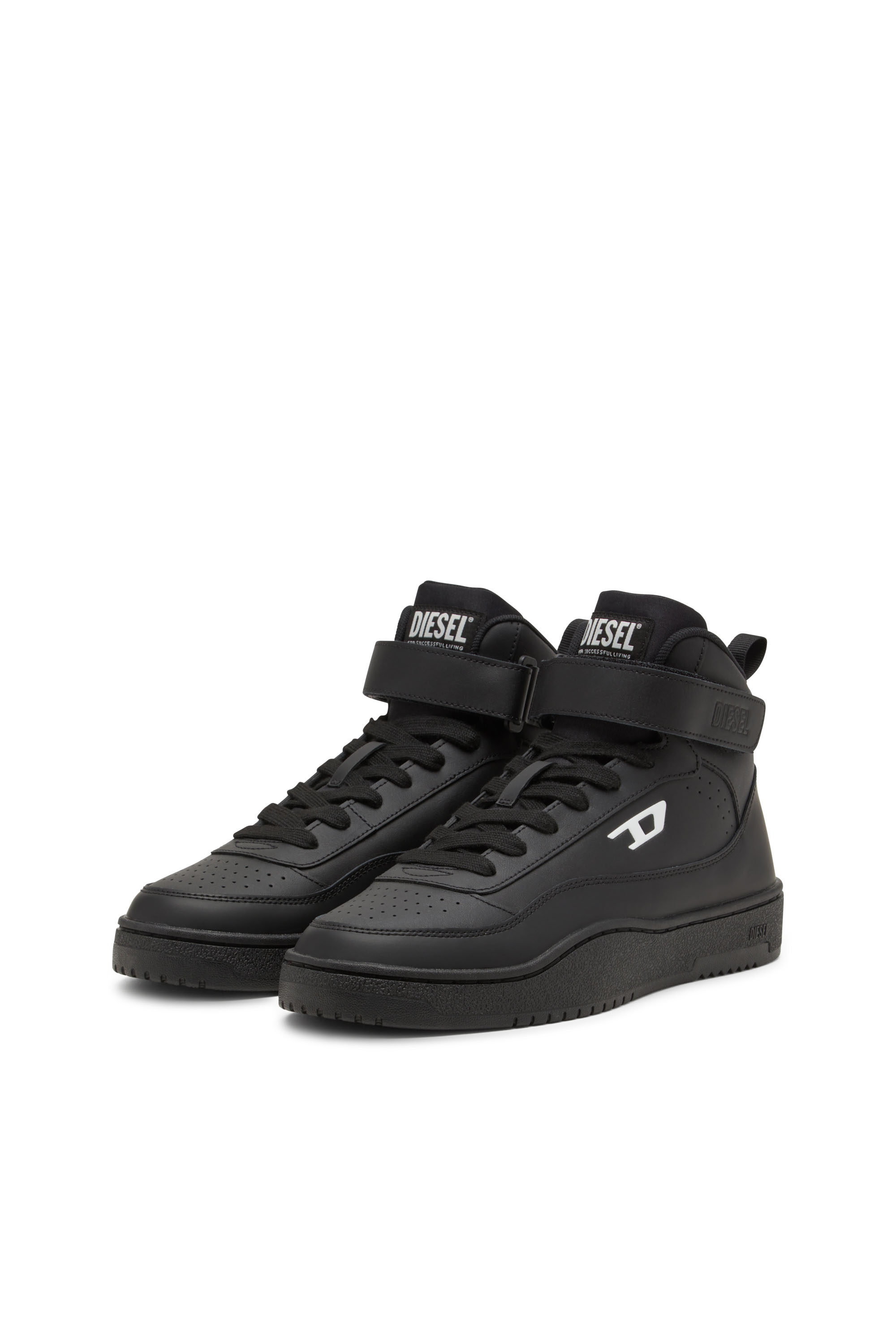 S-TRACKER-D MID, Black Diesel - S-TRACKER-D MID, Man's S-Tracker-D-Mid top sneaker in Black - 8