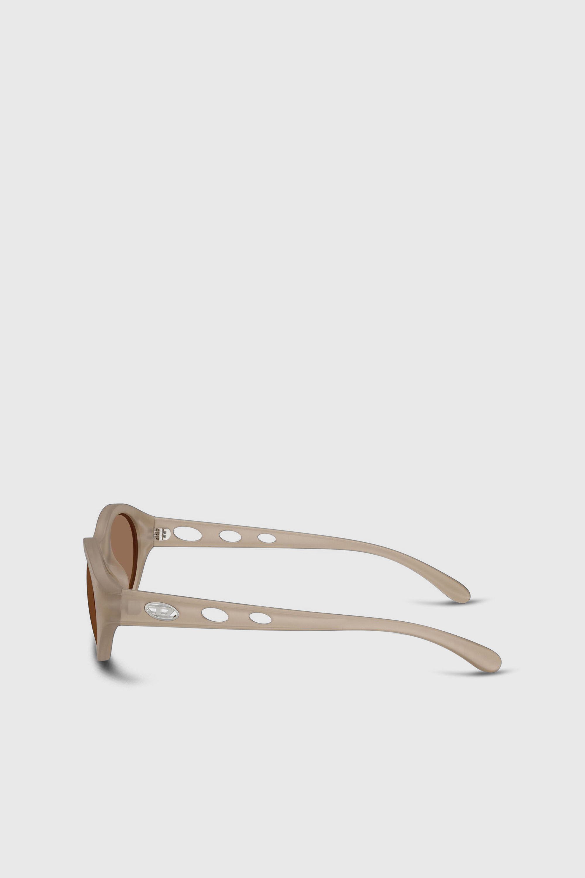 Diesel - 0DL3005U, Unisex's Oval sunglasses in Beige - 2