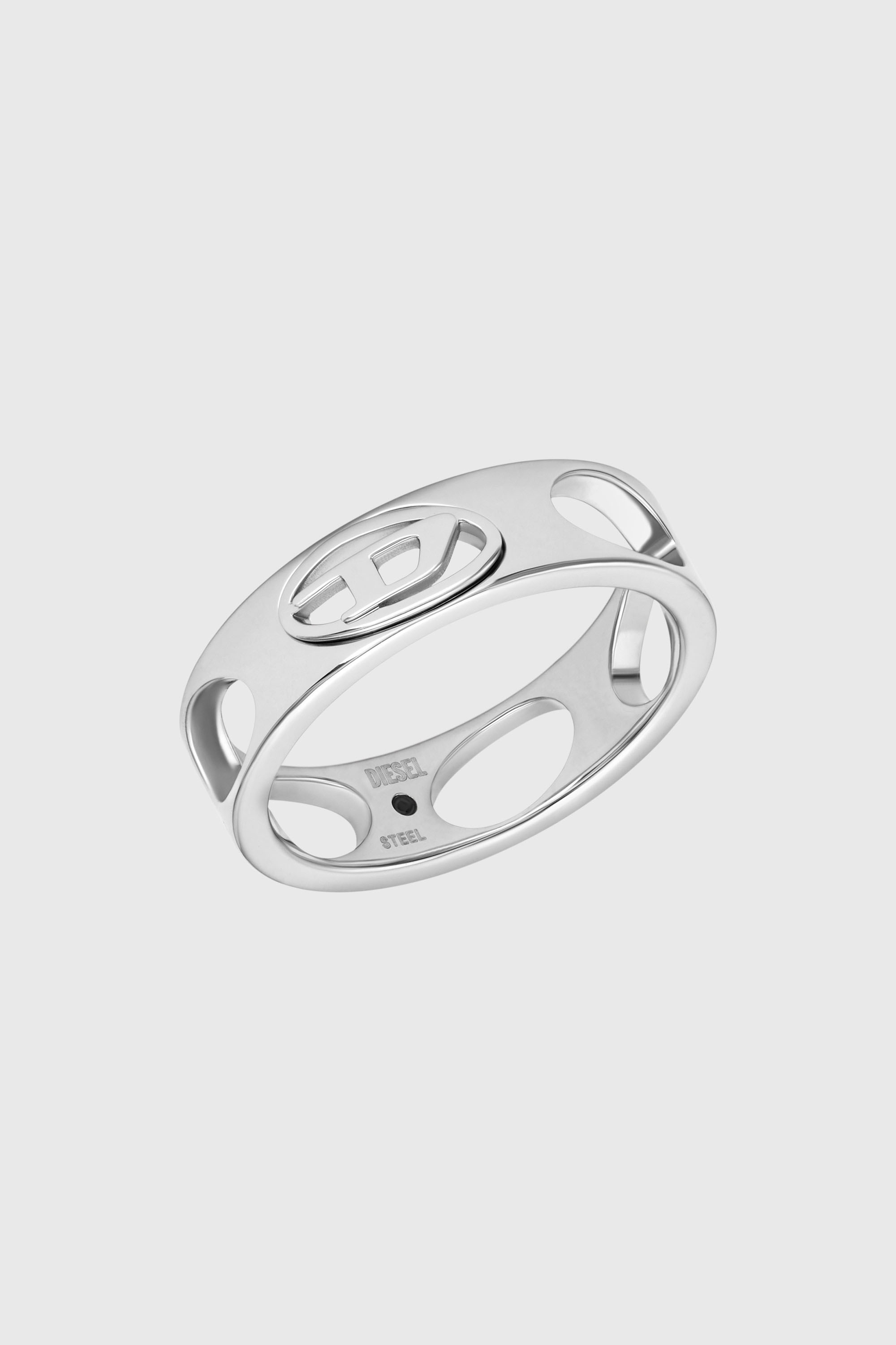 Diesel - DX166540 JEWELLERY, Unisex's Stainless Steel Band Ring in Silver - 1