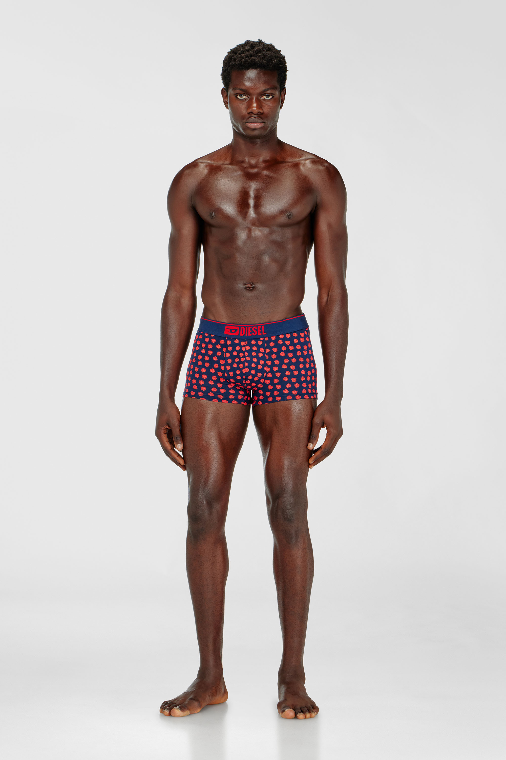 Three-pack boxer briefs with rose print