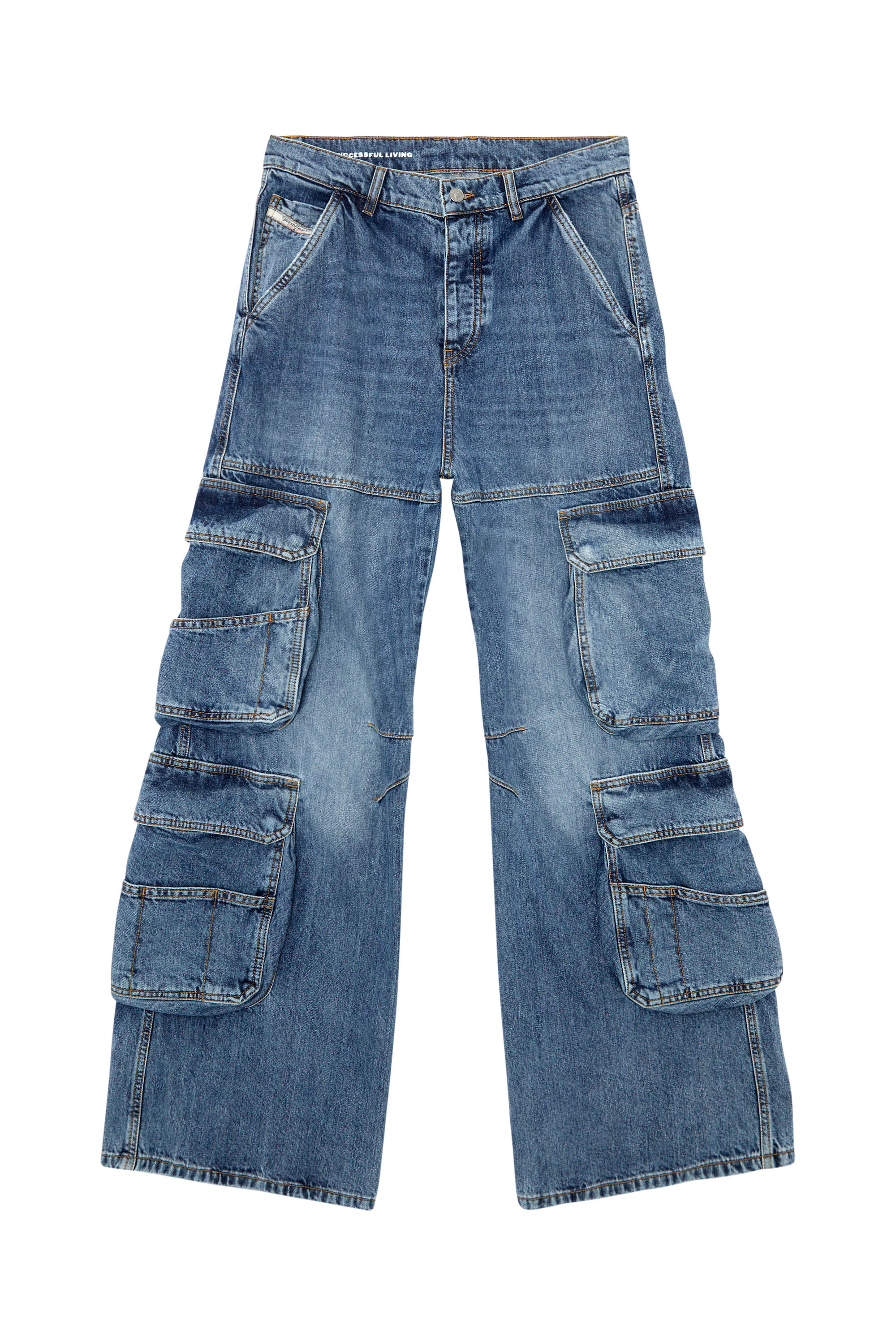 Diesel - Straight Jeans 1996 D-Sire 0NLAX, Medium blue - Image 3