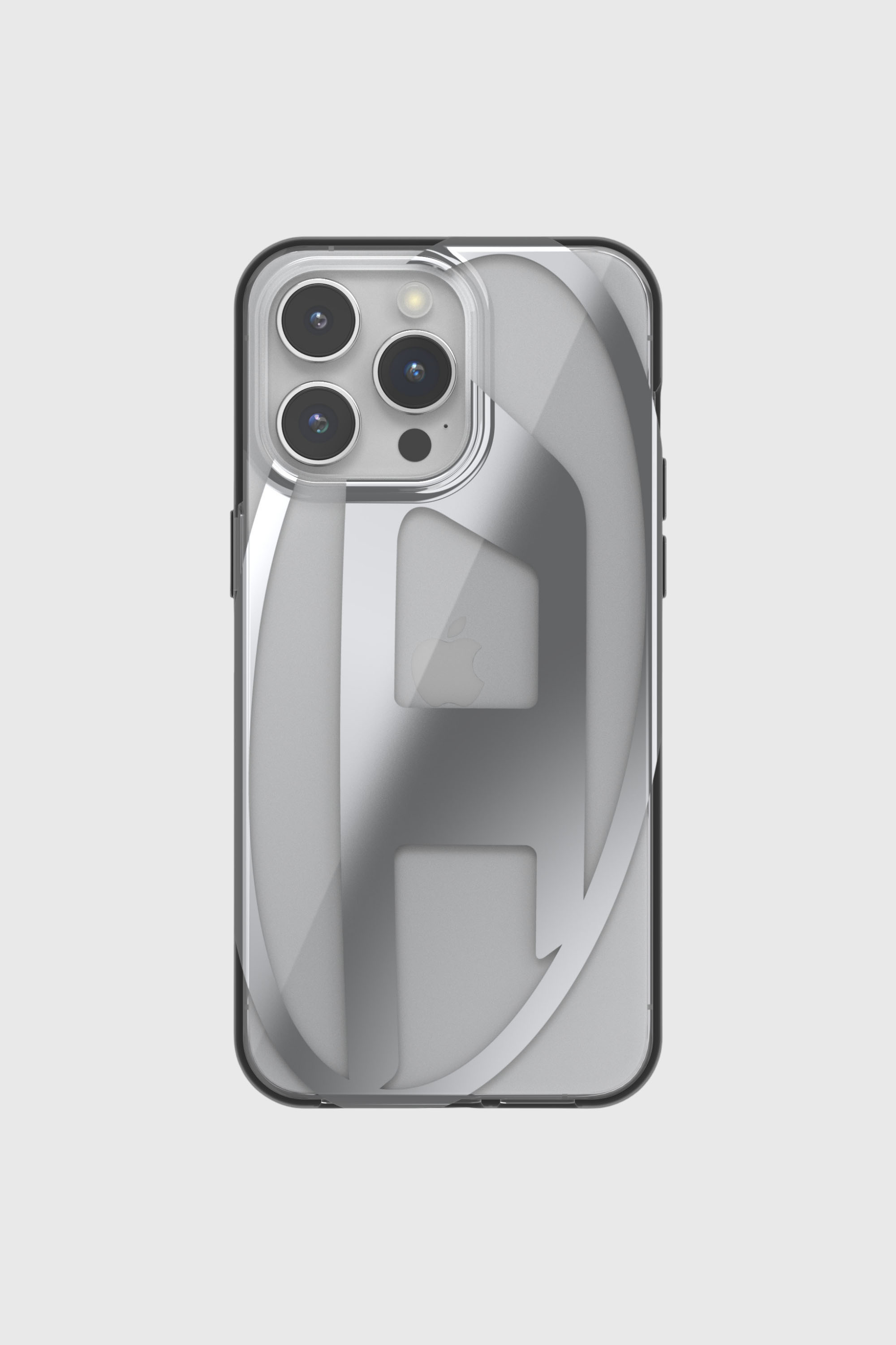 Diesel - 54204 MOULDED CASE, Unisex's Clear case D iP15 Pro Max in Silver - 2