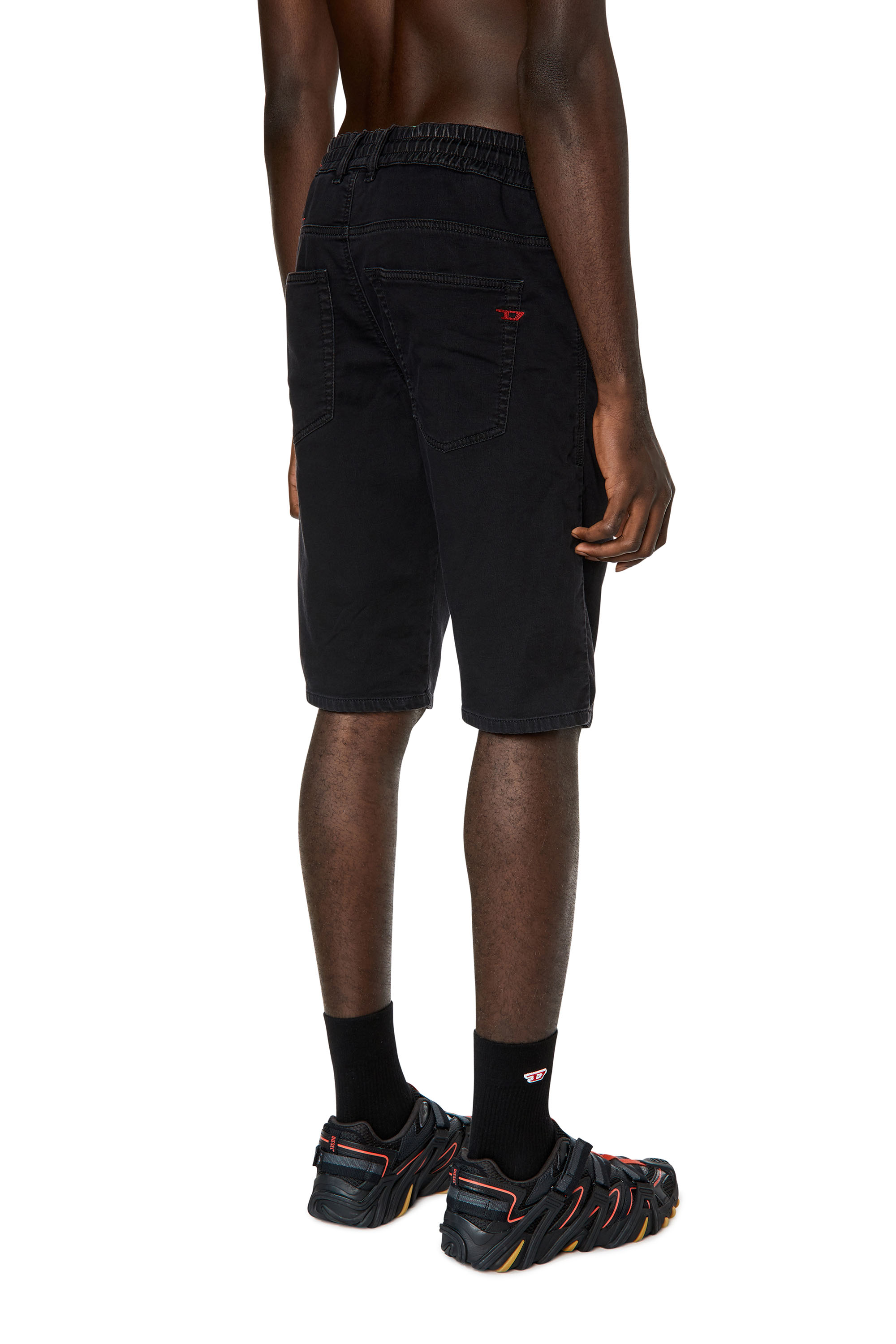 Diesel - D-KROOLEY-SHORT JOGG, Black/Dark grey - Image 4