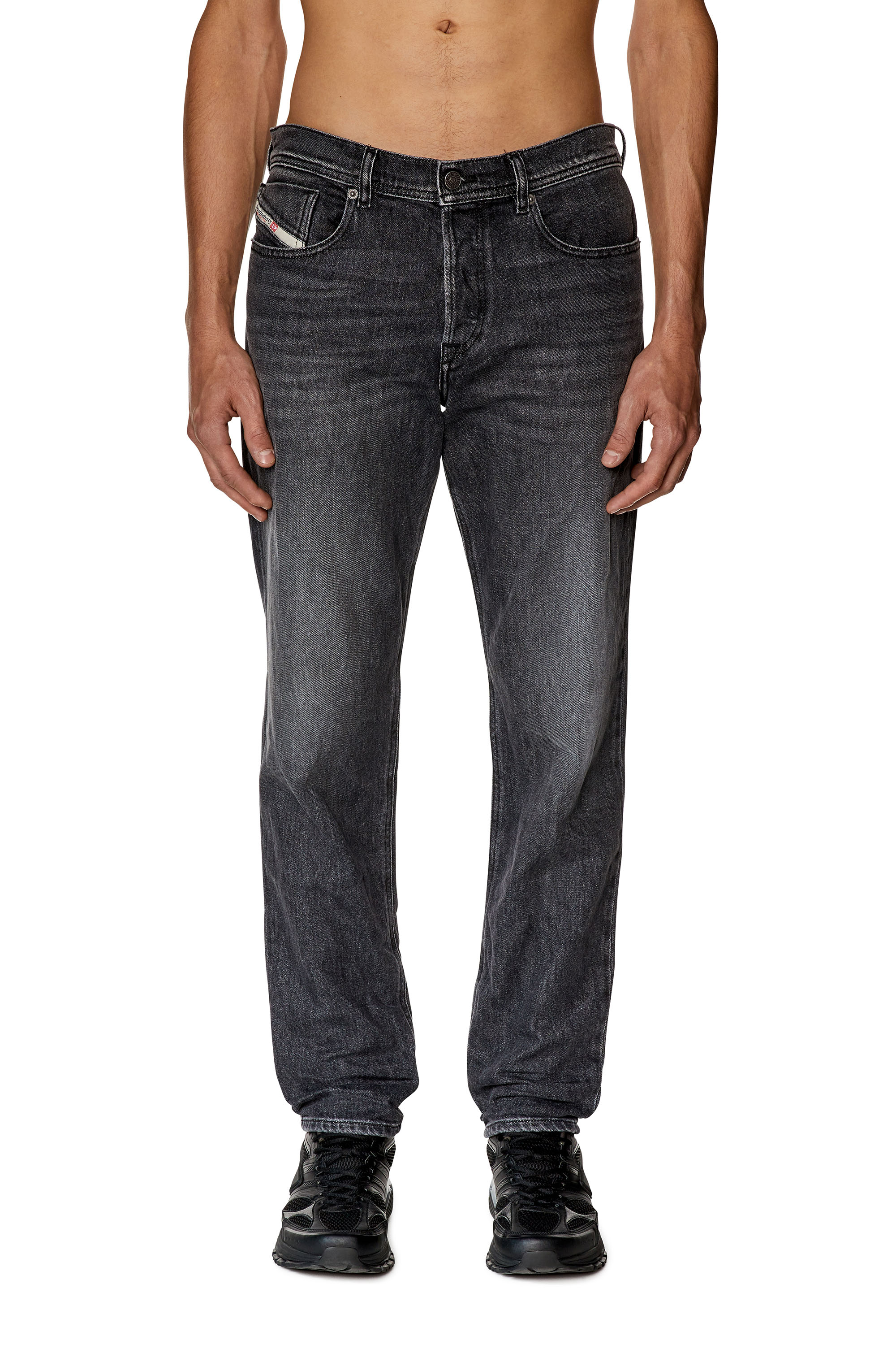 Diesel - Tapered Jeans 2023 D-Finitive 09F84, Black/Dark grey - Image 1