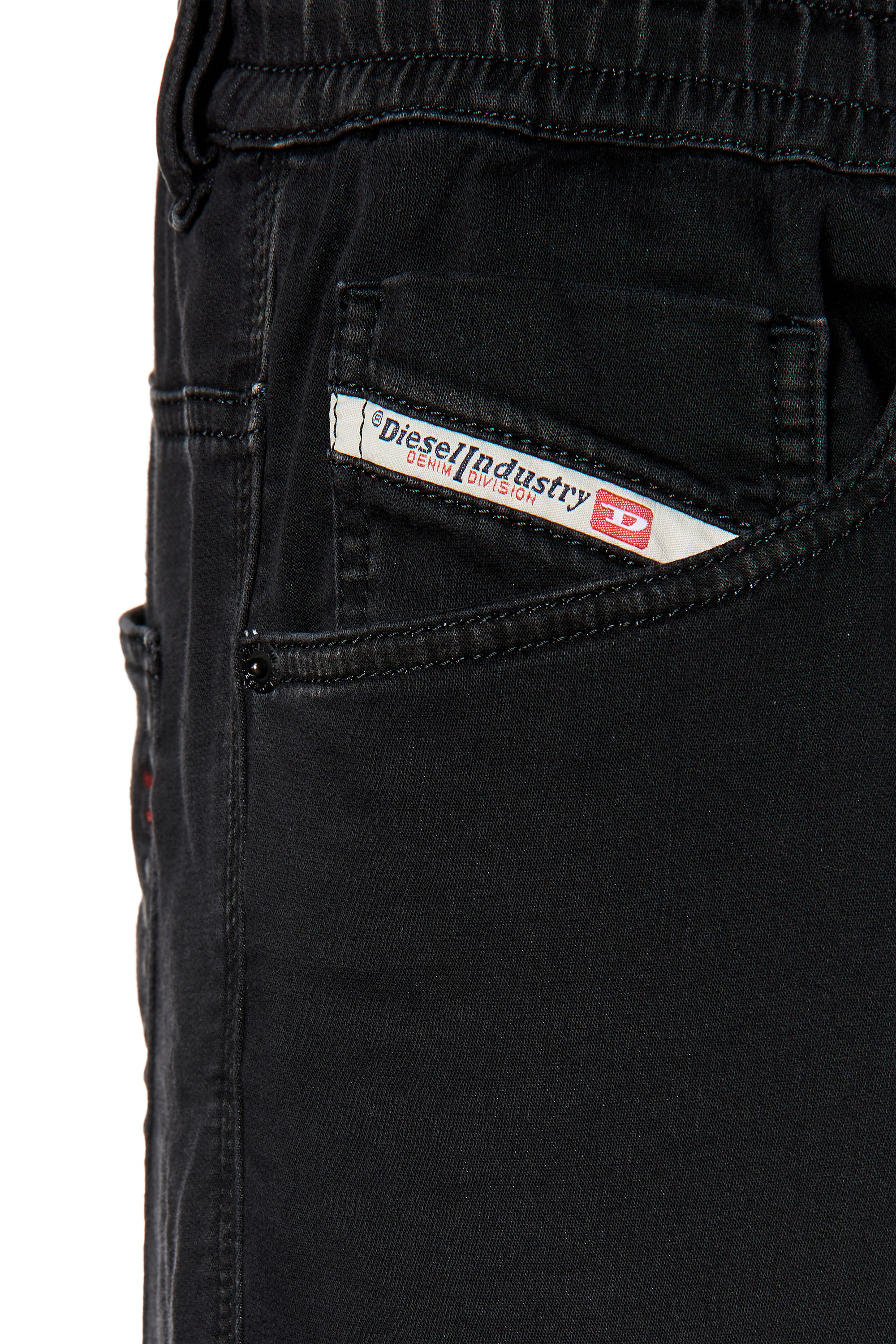 Diesel - D-KROOLEY-SHORT JOGG, Black/Dark grey - Image 5