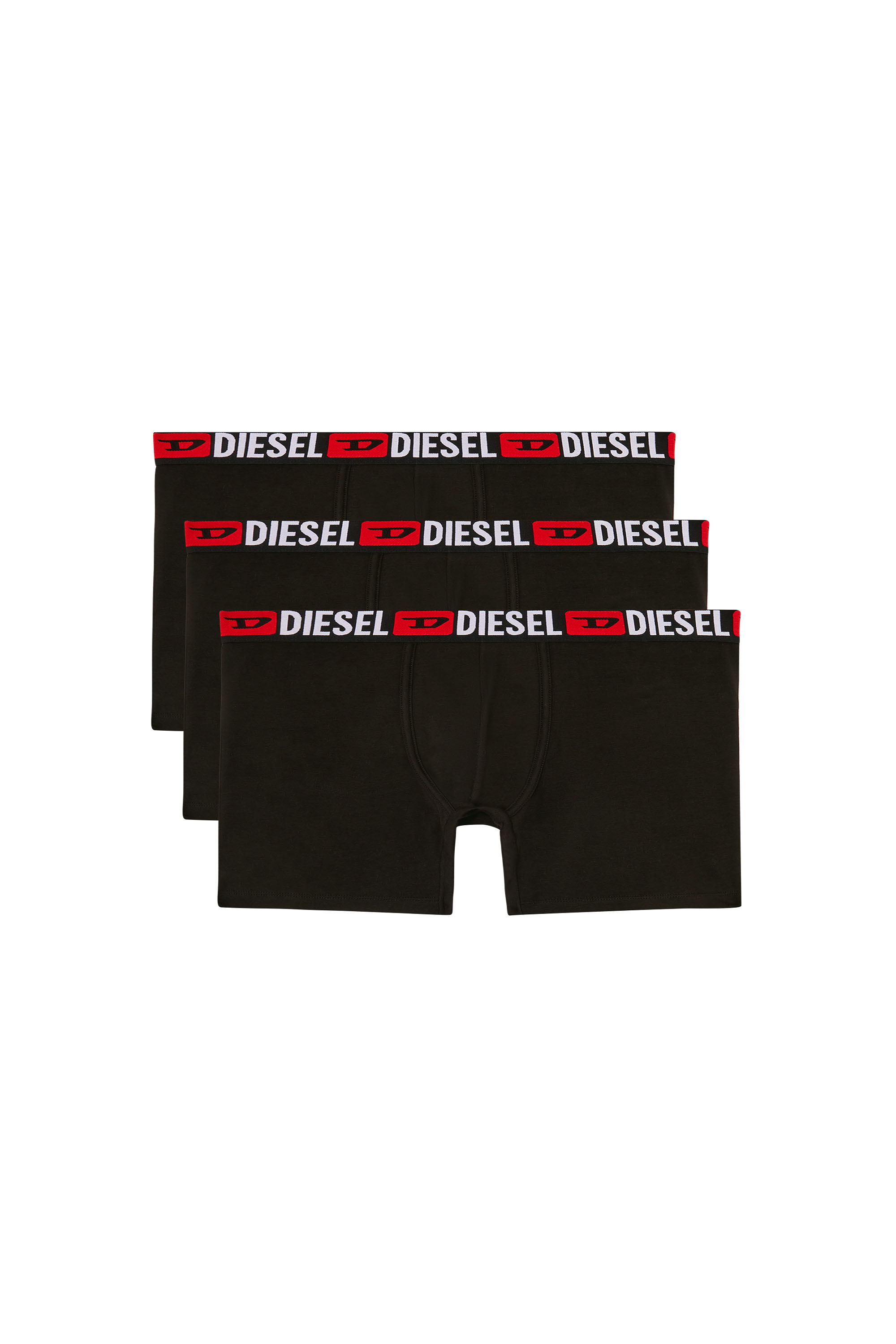 Diesel - MAX-D-CORE-3PACK, Man's Three-pack stretch cotton boxer briefs in Black - 2