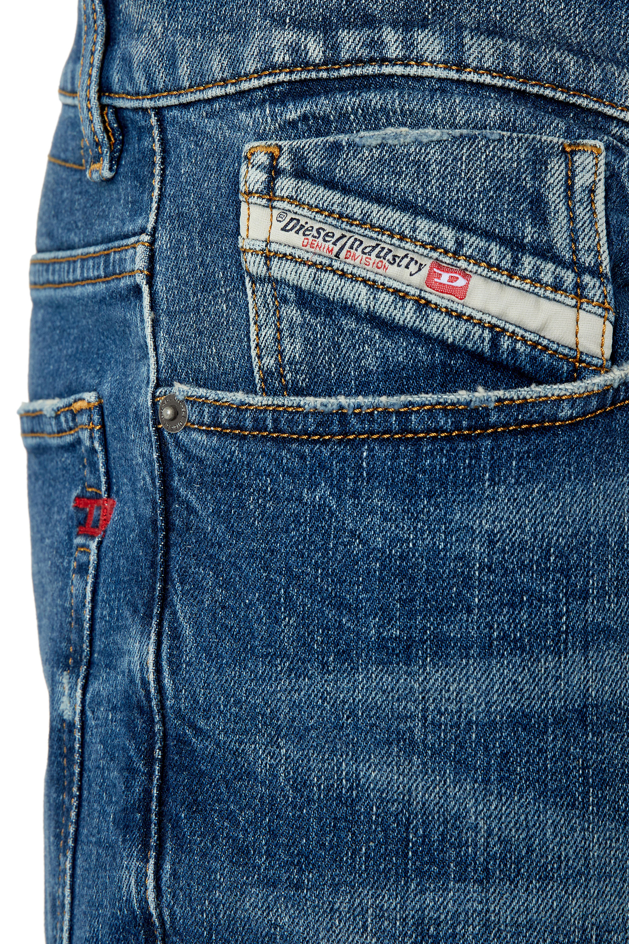 Diesel - Tapered Jeans 2005 D-Fining 007L1, Medium blue - Image 4