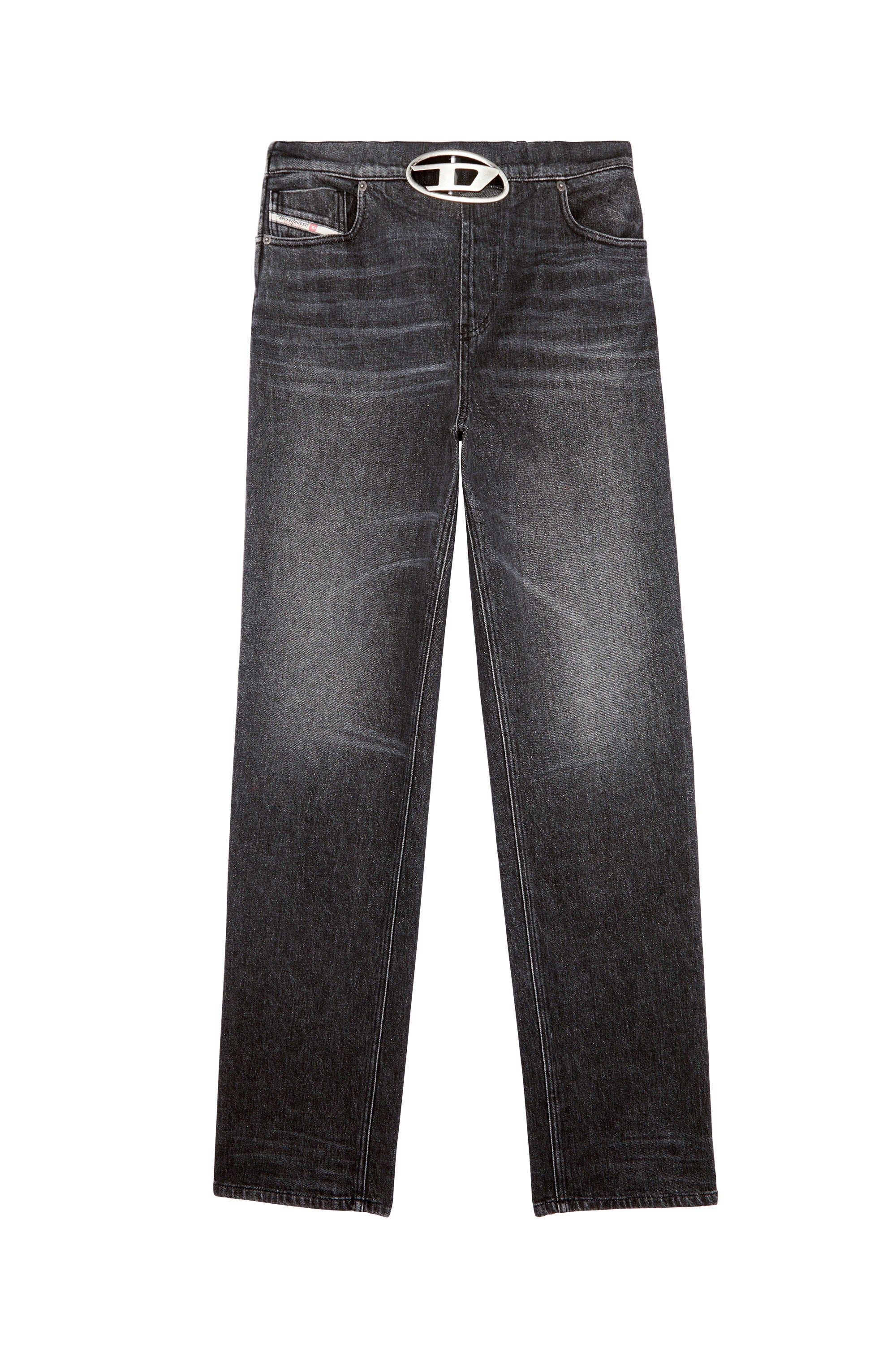 Diesel - Straight Jeans 1955 D-Rekiv 0CKAH, Black/Dark grey - Image 5
